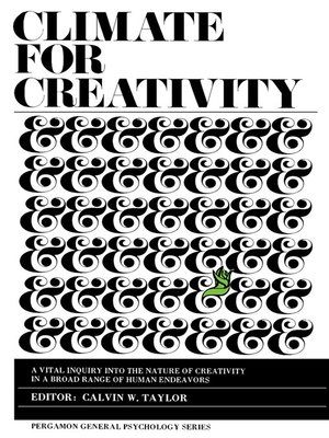 cover image of Climate for Creativity